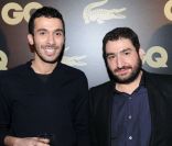 Mustapha El Atrassi et Mouloud Achour lors de la soirée GQ des hommes de l'année 2011 au Ritz à Paris le 18 janvier 2012