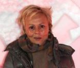 Muriel Robin en janvier 2012 à l\'Alpe d\'Huez
