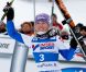 Tessa Worley, 22 ans, s'impose lors du géant de Kranjska Gora en Slovénie le 21 janvier 2012 