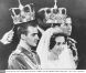 Juan Carlos Ier et Sofia lors de leur mariage le 14 mai 1962 à Athènes. Quarante ans plus tard, leur union ne tient-elle plus qu'à l'abnégation de la reine ?
L'ouvrage La Soledad de la reine: Sofia, una vida , biographie non autorisée de la reine Sofia publiée par la spécialiste du genre Pilar Eyre, l'affirme.