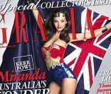 Miranda Kerr en couverture de Grazia