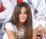 Paris Jackson lors d'une cérémonie hommage au pied du Chinese Theatre de Los Angeles où les empreintes de Michael Jackson ont été posées le 26 janvier 2012