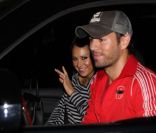 Anna Kournikova et Enrique Iglesias le 26 janvier 2012 à Miami