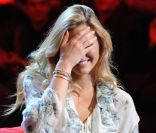 Bar Refaeli sur le plateau de l\'émission Chambretti Sunday Show, le 28 janvier 2012 à Milan