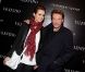 Laeticia et Johnny Hallyday au lancement du sac Vavavoom de Valentino, vendu en édition limitée et en exclusivité au magasin Montaigne Market à Paris, le 25 janvier 2012
