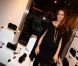 Elisa Tovati au lancement du sac Vavavoom de Valentino, vendu en édition limitée et en exclusivité au magasin Montaigne Market à Paris, le 25 janvier 2012