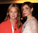 Virginie Efira et Clotilde Courau au lancement du sac Vavavoom de Valentino, vendu en édition limitée et  en  exclusivité au magasin Montaigne Market à Paris, le 25 janvier 2012
