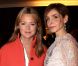 Virginie Efira et Clotilde Courau au lancement du sac Vavavoom de Valentino, vendu en édition limitée et  en  exclusivité au magasin Montaigne Market à Paris, le 25 janvier 2012