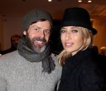 Alexandra Golovanoff et Madz Kornerup (fondateur de Shamballa Jewels) au lancement du sac Vavavoom de Valentino, vendu en édition limitée et  en  exclusivité au magasin Montaigne Market à Paris, le 25 janvier 2012