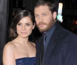 Tom Hardy et sa fiancée à l'avant-première de Target, à Los Angeles le 8 février 2012.