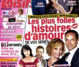  Dounia Coesens et Grégory Questel en couverture de Télé Loisirs. 