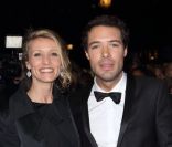 Alexandra Lamy et Nicolas Bedos le 14 février 2012 lors de l\'avant-première des <em>Infidèles </em>à Paris