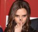 Victoria Beckham, d'humeur joueuse lors du lancement de la campagne Britain's Great à New York dans la gare Grand Central. Le 15 février 2012.
