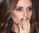 Victoria Beckham montre son gros diamant à l'occasion du lancement de la campagne Britain's Great dans la gare Grand Central. New York, le 15 février 2012.