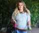 Hilary Duff se rend chez son chiropracteur, à Los Angeles, le mardi 14 février 2012.