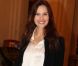 Virginie Ledoyen célèbre la sortie du livre  Version originale  de Henry Chapier, à Paris le 15 février 2012.