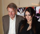 Sofia Essaïdi et Patrick Poivre d\'Arvor le 4 mars 2012 lors du Gala de charité Enfance Majuscule organisé à la salle Gaveau à Paris