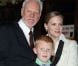 Malcolm McDowell a reçu une étoile sur le Hollywood Walk of Fame avec son fils Beckett et sa femme Kelly, le 16 mars 2012 à Los Angeles.