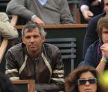 Paul Belmondo et son fils Alessandro à Roland Garros