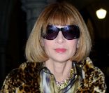Anna Wintour à Londres, pour le défilé Nicole Fahri au cours de la fashion week. Le 19 février 2012.