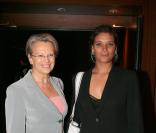 Michèle Alliot-Marie et Marie Tabarly
