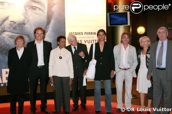 PIerre Marcel, Jacqueline Tabarly, Jacques Perrin, Marie Tabarly, Titouan Lamazou, Mr et Mme Gérard Petitpas