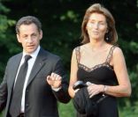 Cécilia Attias et Nicolas Sarkozy le 6 juin 2007 à Luckow en Allemagne