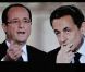 Nicolas Sarkozy et François Hollande lors du débat de l'entre deux tours, à Paris, le 2 mai 2012