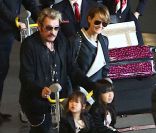 Johnny Hallyday de retour à Paris en famille : Direction The Voice et la tournée