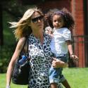 Heidi Klum : Une maman radieuse au parc, avec ses quatre adorables enfants