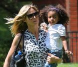 Heidi Klum : Une maman radieuse au parc, avec ses quatre adorables enfants