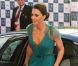 Catherine Middleton, superbe, lors de son arrivée au dîner de gala pour célébrer l'arrivée des Jeux Olympiques au Royal Albert Hall à Londres le 11 mai 2012