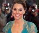 Catherine Middleton, sublime, vêtue d'une robe Jenny Packham, lors de son arrivée au dîner de gala pour célébrer l'arrivée des Jeux Olympiques au Royal Albert Hall à Londres le 11 mai 2012