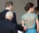 Le Prince William et Catherine Middleton, très complices, lors de leur arrivée au dîner de gala pour célébrer l'arrivée des Jeux Olympiques au Royal Albert Hall à Londres le 11 mai 2012