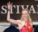 Nicole Kidman lors du festival de Cannes 2003 sur le tapis rouge pour le film Dogville
