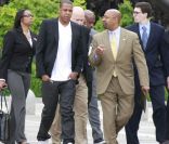 Jay-Z présente son Budweiser Made in America music Festival à Philadelphie (14 mai 2012).