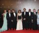 Le jury : Diane Kruger, Ewan McGregor, Alexander Payne, Hiam Abbas, Nanni Moretti (président) Raoul Peck, Jean Paul Gaultier et Andrea Arnold lors du dîner d'ouverture du festival de Cannes le 16 mai 2012