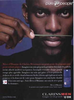 Pub Clarins avec Pascal Gentil 