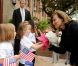 Valérie Trierweiler visite une école française de Chicago, le 21 mai 2012.
