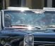 Justin Timberlake et sa fiancée Jessica Biel se baladent dans une superbe Pontiac, dans les rues de Los Angeles le 22 mai 2012