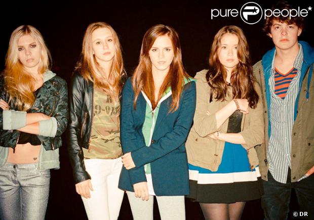 Claire Alys Julien, Taissa Farmiga, Emma Watson, Katie Chang et Israel Broussard dans  The Bling Ring  de Sofia Coppola.