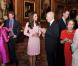 Kate Middleton dans sa robe Emilia Wickstead lors du déjeuner royal à Windsor le 18 mai 2012 pour le jubilé de diamant d'Elizabth II.