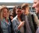Justin Bieber arrive à l'aéroport de Milan, le samedi 2 juin 2012.