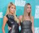 Paris Hilton et sa soeur Nicky Hilton assistent à la cérémonie des MTV Movie Awards 2012, le dimanche 3 juin 2012 à Universal City (Los Angeles).