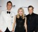 Cheyenne Jackson, Fergie et Kenneth Cole lors du troisième gala Inspiration de l'amfAR à la New York Public Library. New York, le 7 juin 2012.