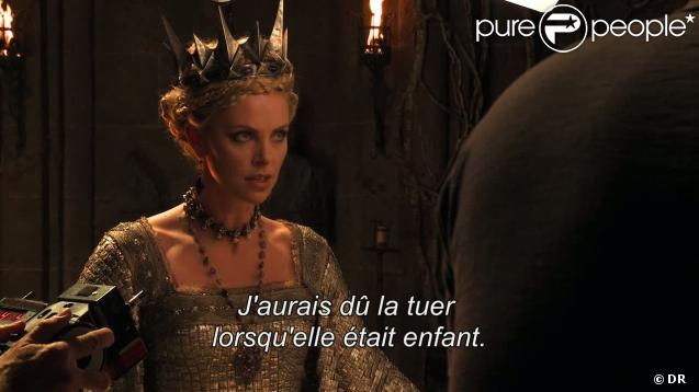 Focus sur Charlize Theron, somptueuse et terrible Ravenna dans le film  Blanche-Neige et le chasseur  de Rupert Sanders, avec également Kristen Stewart et Chris Hemsworth. En salles le 13 juin.