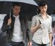 Tom Cruise et Olga Kurylenko sur le tournage du film de science-fiction  Oblivion , en bas de l'Empire State Building à New York, le 12 juin 2012.
