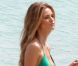 Edita Vilkeviciute en plein shooting à Saint-Barthélémy. Le 17 juin 2012.