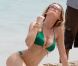 Edita Vilkeviciute en plein shooting à Saint-Barthélémy. Le 17 juin 2012.