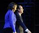 François Hollande et Ségolène Royal, les retrouvailles au meeting de Rennes, le 4 avril 2012.